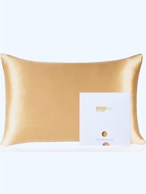 🌟 ZIMASILK 100% Mulberry Silk Pillowcase King 20x36 Champagne Gold New